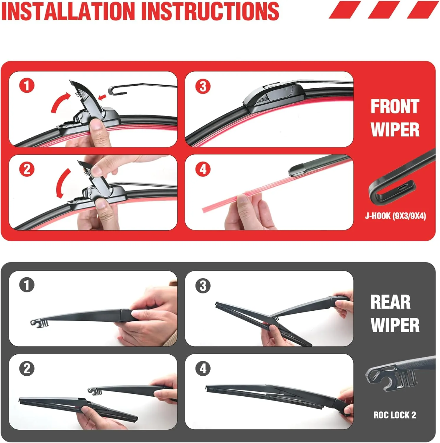 BERG REGEN 3 Wipers Windshield Wiper Blades, Replacement for Toyota Matrix 2008 2007 2006 2005-2003 Premium All-Season Automotive Original Equipment Wiper Blades Set - 21"/18"/11" (Set of 3)