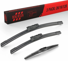 BERG REGEN 3 Wipers Windshield Wiper Blades, Replacement for Subaru Crosstrek 2024-2018/ Impreza 2024-2017 Premium All-Season Automotive Original Equipment Wiper Blades Set - 26"/16"/12" (Set of 3)