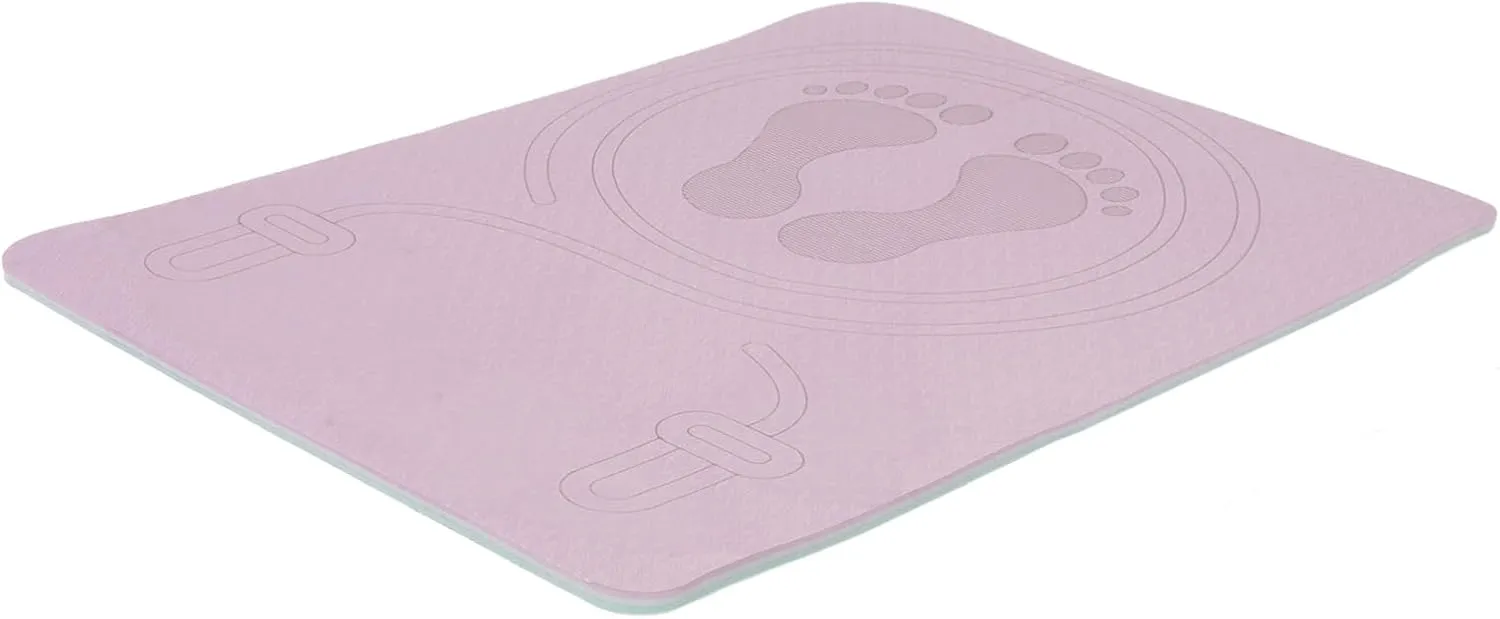 BESTonZON Indoor Exercise Jumping Rope Mat Thick Shock Absorbing Mat Non-slip Soundproof for Gym