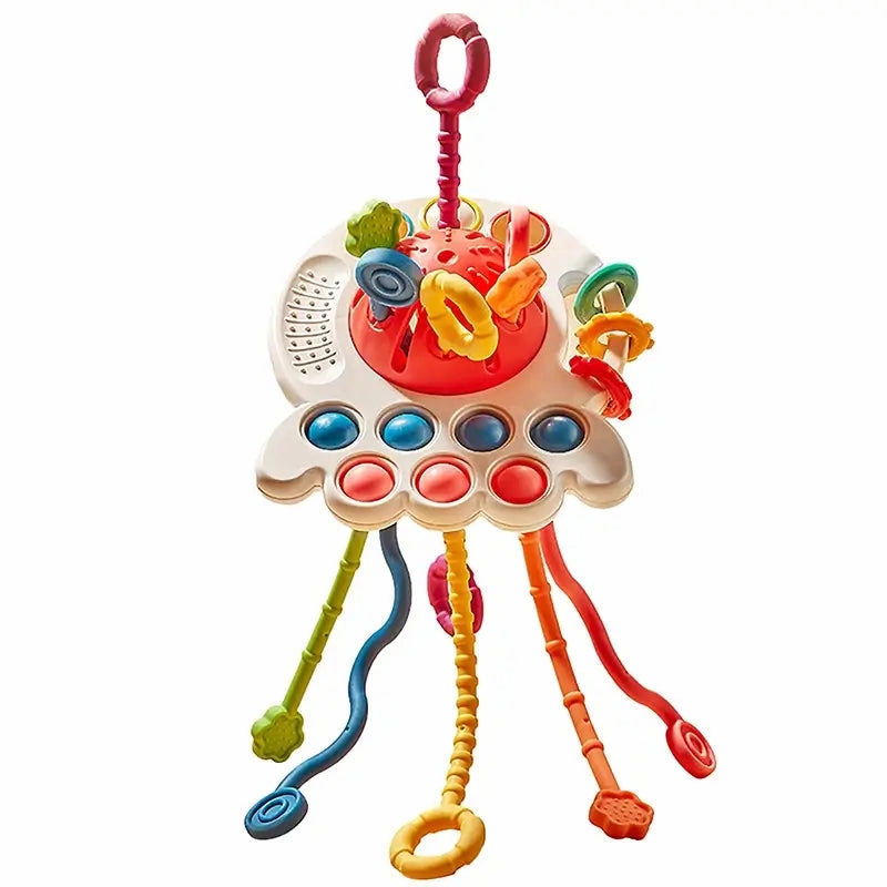 Bibi-inn Sensory UFO Pull String Toy