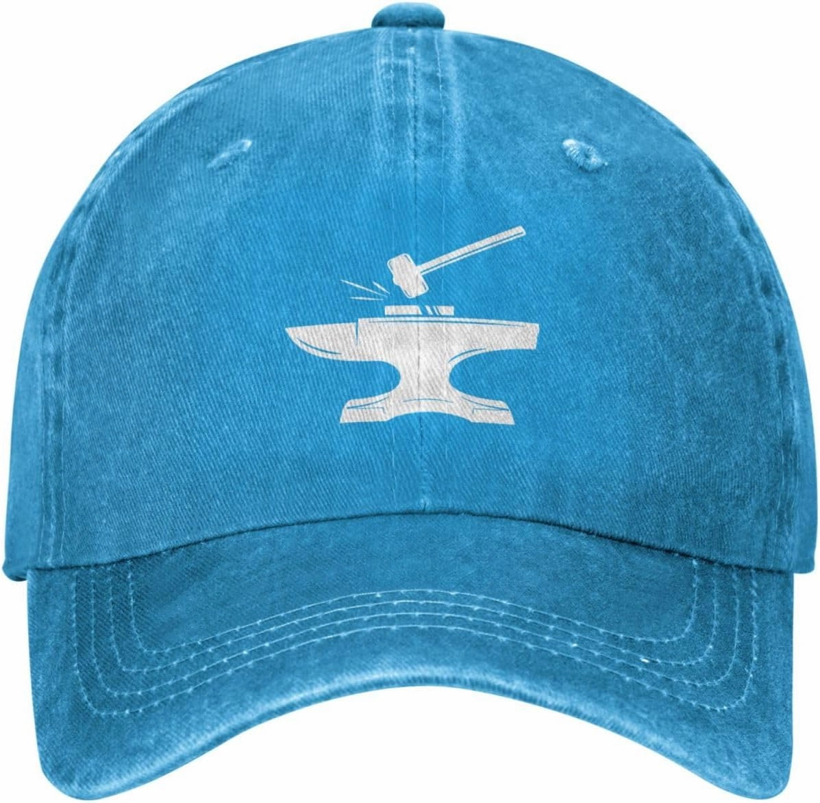 Blacksmith Hammer Adult Mesh Baseball Cap Outdoor Sports Cap for Men Women