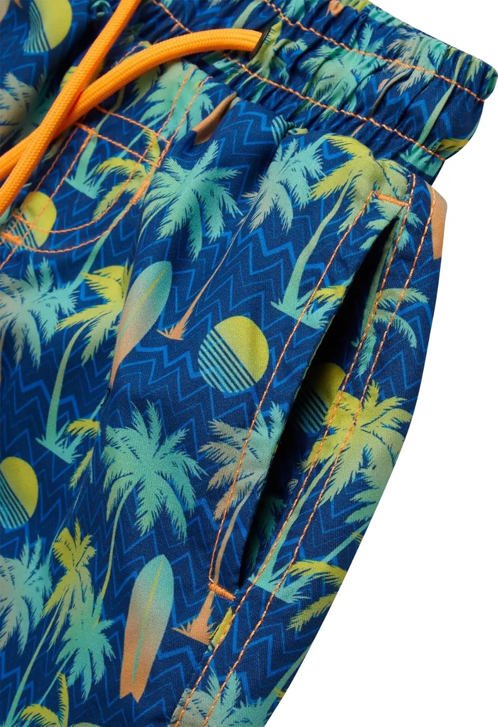 Boys Rash Guard Swimsuit Set - UPF 30  Kids Short Sleeve Bathing Suit Swimwear Sets (Sizes: 5-14)