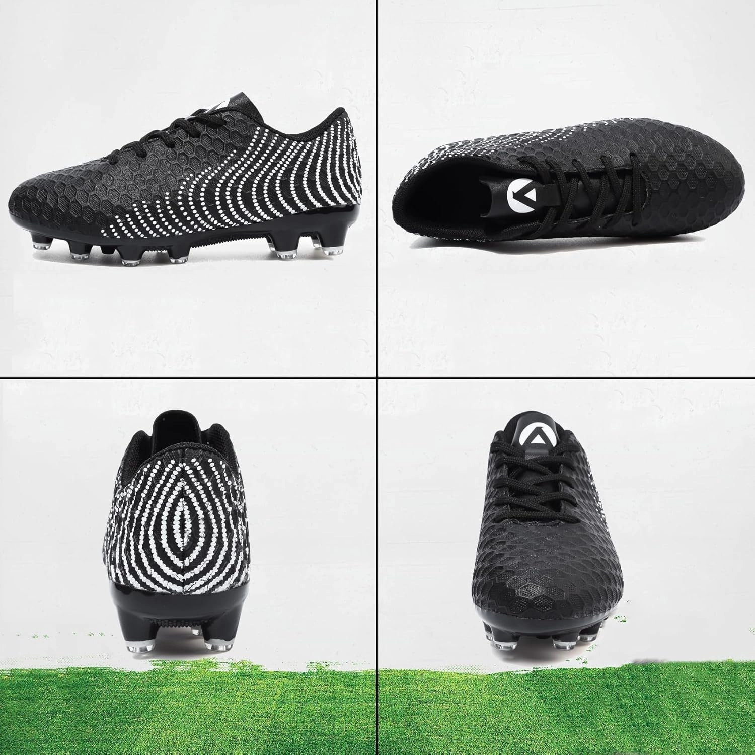 Boys Girls Soccer Cleats Kids Youth Firm Groud Soccer Shoes Athletic Outdoor Trainning Football Shoes Cleats