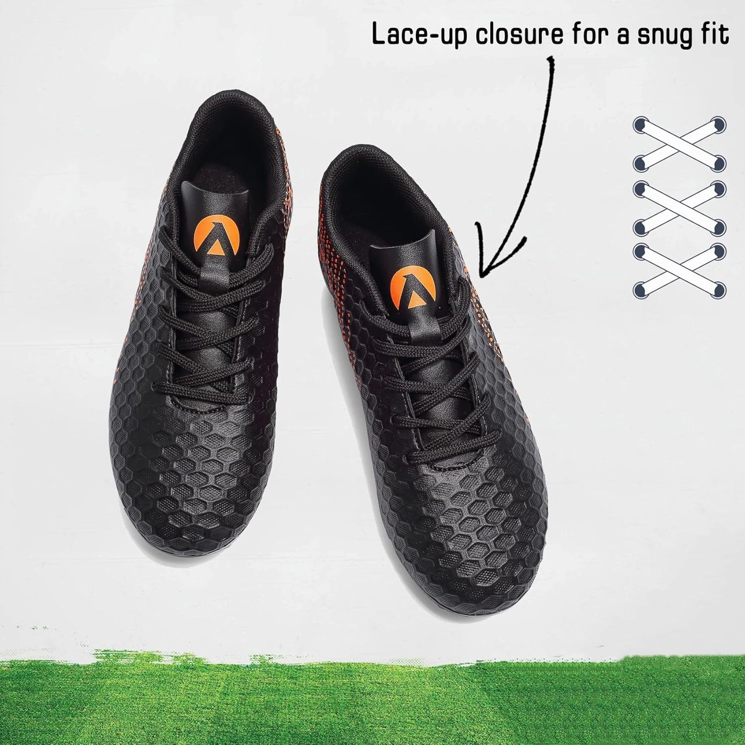 Boys Girls Soccer Cleats Kids Youth Firm Groud Soccer Shoes Athletic Outdoor Trainning Football Shoes Cleats