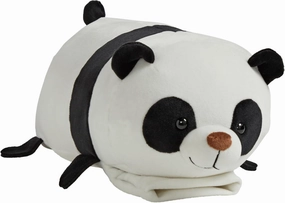Buddy on The Go - from The Makers of Pillow Pets - Penelope Panda - Stuffed Animal Plush
