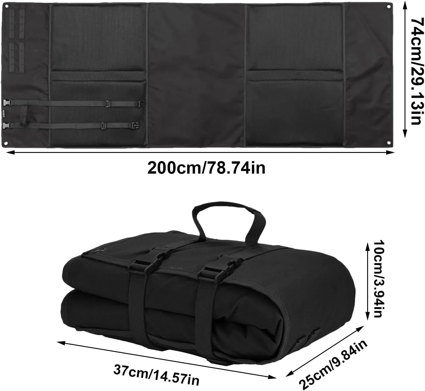 Camping Mat - Camping Sleeping Pad | Thick Sleeping Pad for Camping | Waterproof Folding Flat Thick Mat | Field Training Mat | Portable Hunting Blanket for Hiking Daily Naps Climbing