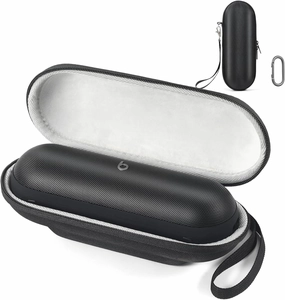 Carrying Case Compatible with Beats Pill Wireless Bluetooth Speaker, Portable Speaker Holder Bag Hard Travel Case with Extra Carabiner Clip