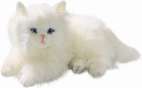 Cat, Persian White, 12 inches, 30cm, Plush Toy, Soft Toy, Stuffed Animal 3199