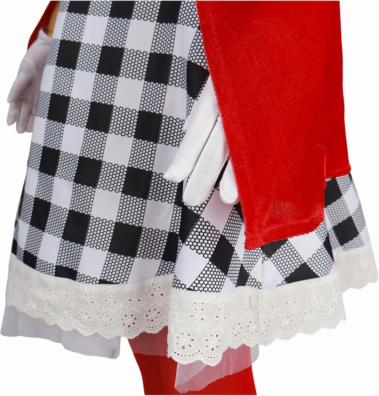 Christmas Costume for Women Anime Cosplay Outfits Plaid Dresses Christmas Hooded Cape Uniform Accessories