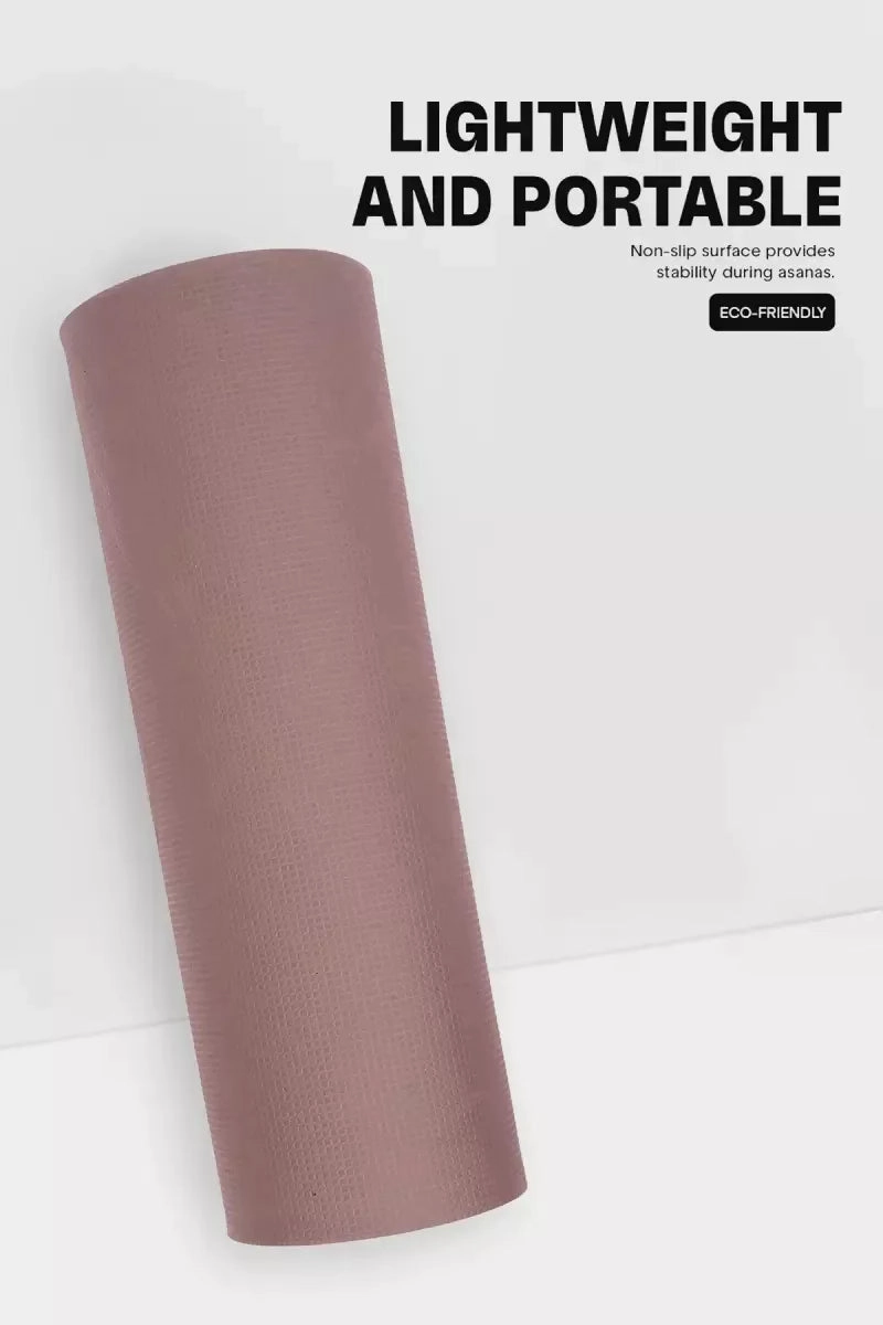 Classic Yoga Mat with 6 mm Thickness (Brown)