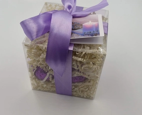 CLEMENTINELAVENDER Bath Bombs: GIFT SET with 6 Bath Bomb Fizzies with Shea, Mango & Cocoa Butter, Ultra Moisturizing (14 Oz) Great for Dry Skin, All Skin Types (Clementine Lavender)