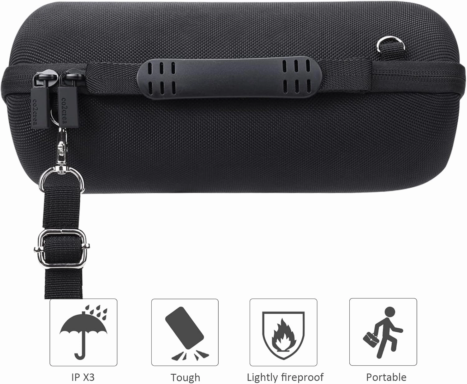 co2CREA Hard Case Bag Replacement for Bose SoundLink Revolve  Series II Revolve Plus Bluetooth 360 Speaker Replacement for Charging Cradle