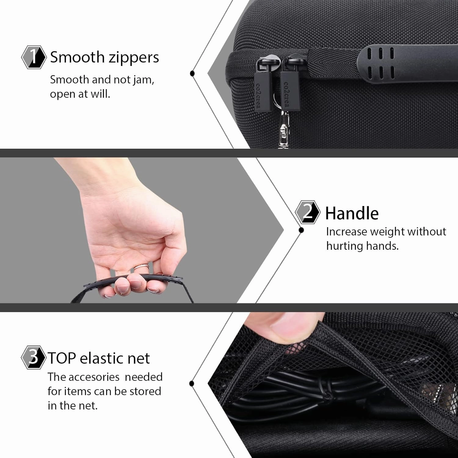 co2CREA Hard Case Bag Replacement for Bose SoundLink Revolve  Series II Revolve Plus Bluetooth 360 Speaker Replacement for Charging Cradle