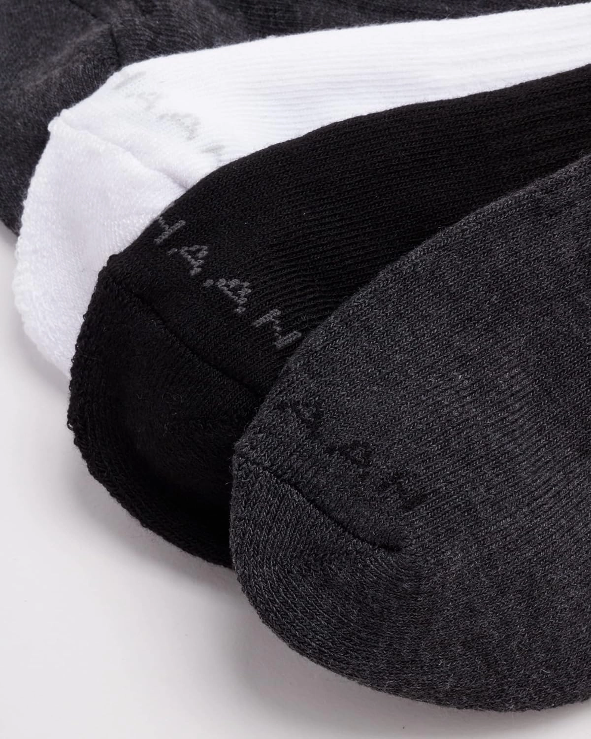 Cole Haan Men's Athletic Socks - 6 Pack Soft Performance Quarter Cut Ankle Socks