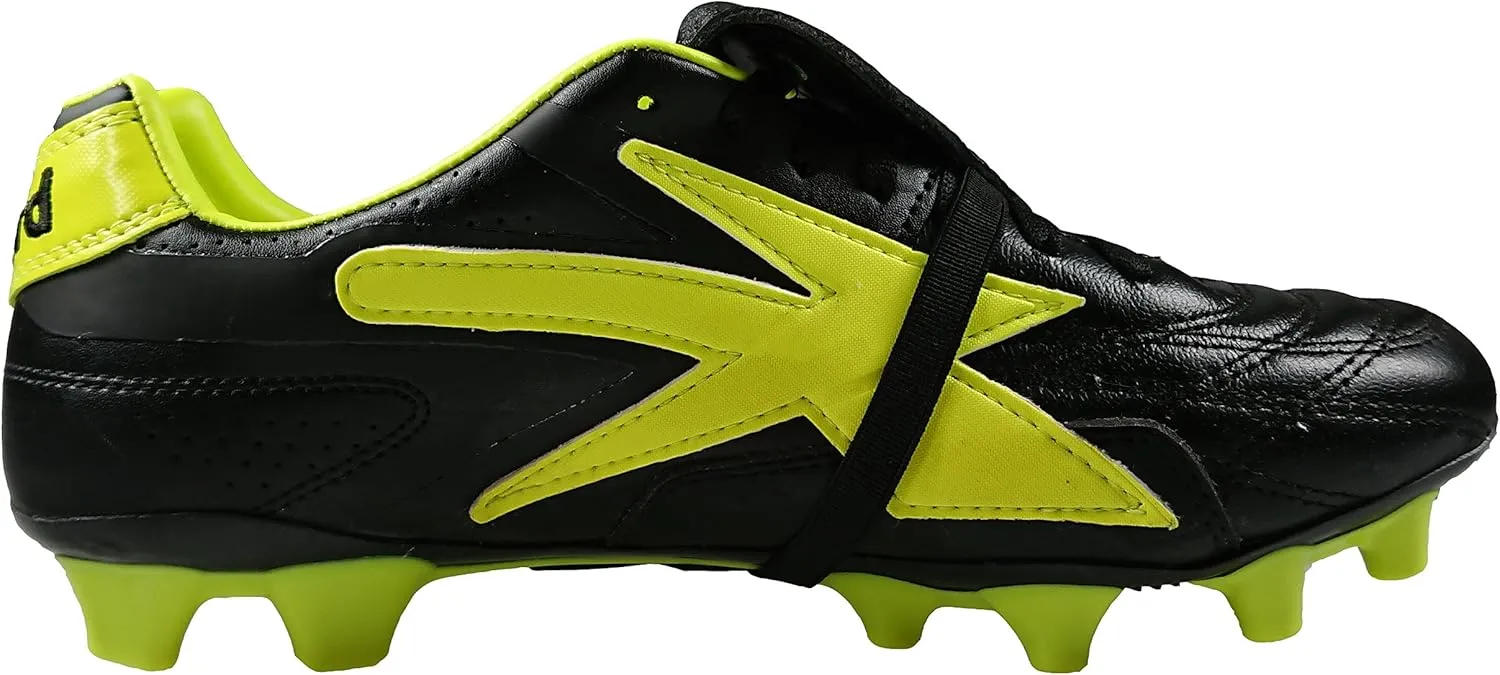 Concord Men's Soccer Cleats S160 XN Color Black/Green Leather
