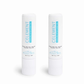 Cooling After Shave Gel - All Natural, Roll-On for Sensitive Skin, Razor Bumps, Ingrown Hair, and Bikini Burn, 1 fl. oz. (2 pack)