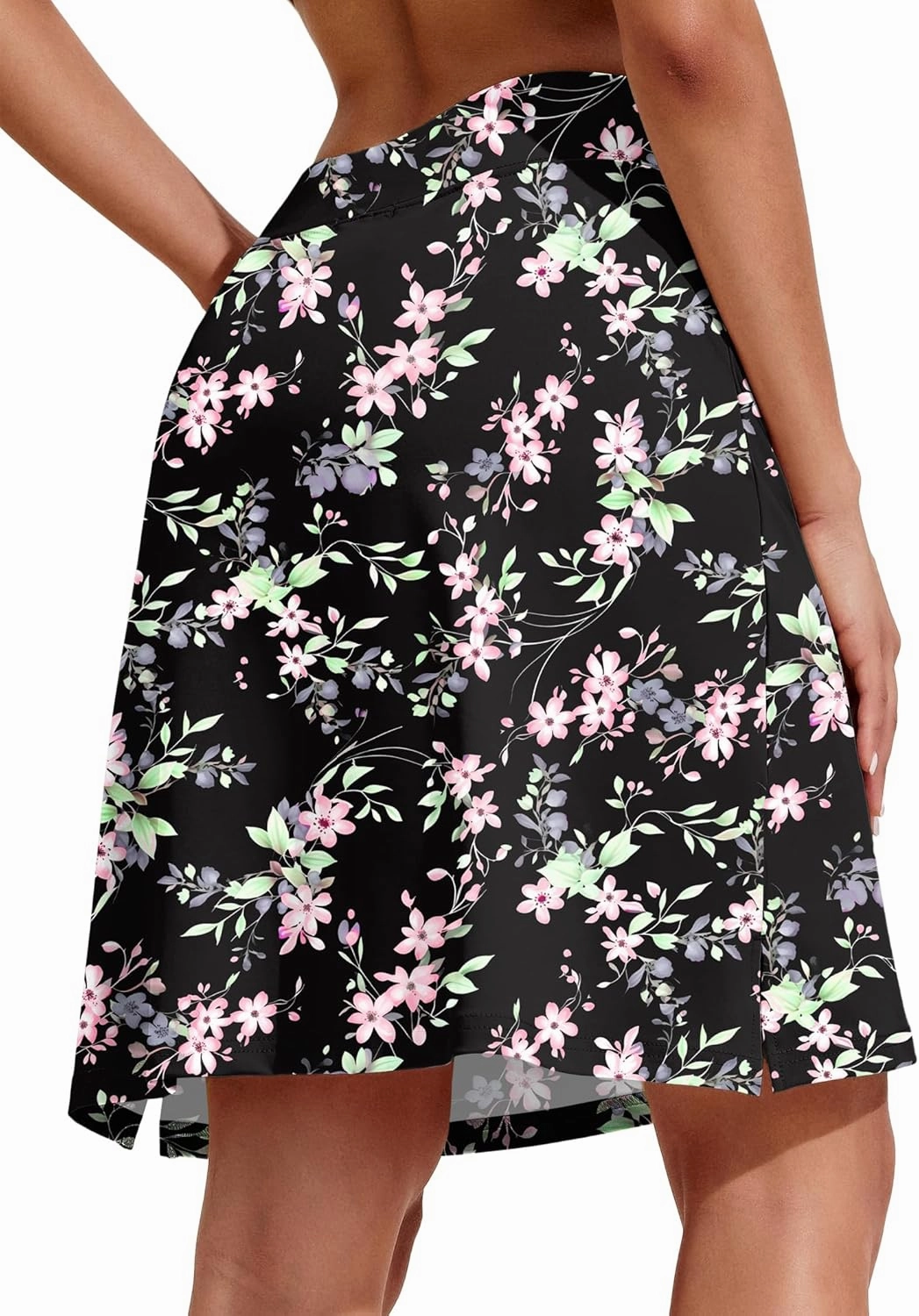 COOrun Women's 20" Knee Length Skorts Skirts Athletic Tennis Skorts Long Golf Skirt with Pockets Modest Skirts