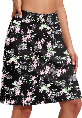 COOrun Women's 20" Knee Length Skorts Skirts Athletic Tennis Skorts Long Golf Skirt with Pockets Modest Skirts