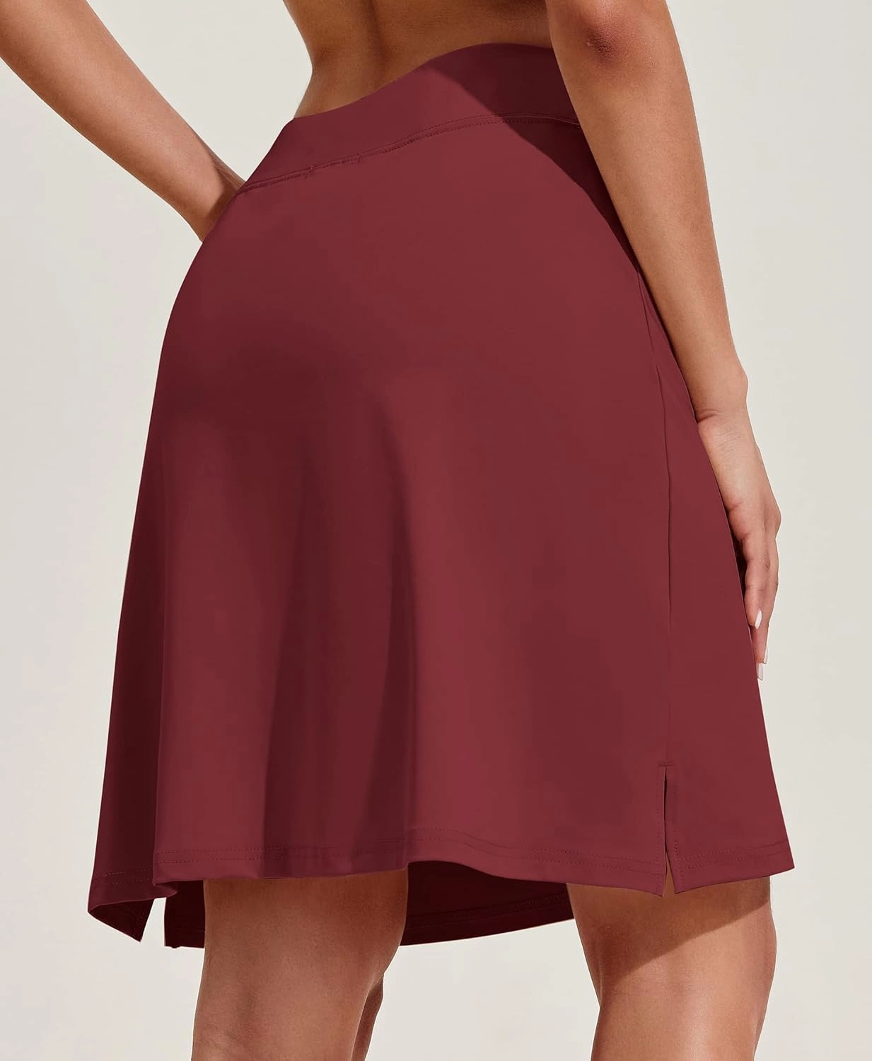 COOrun Women's 20" Knee Length Skorts Skirts Athletic Tennis Skorts Long Golf Skirt with Pockets Modest Skirts