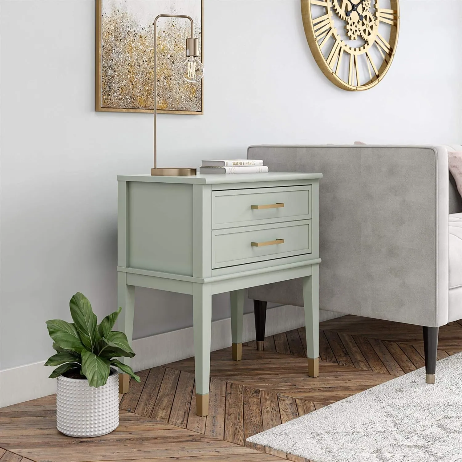 CosmoLiving by Cosmopolitan Westerleigh End Table, Pale Green