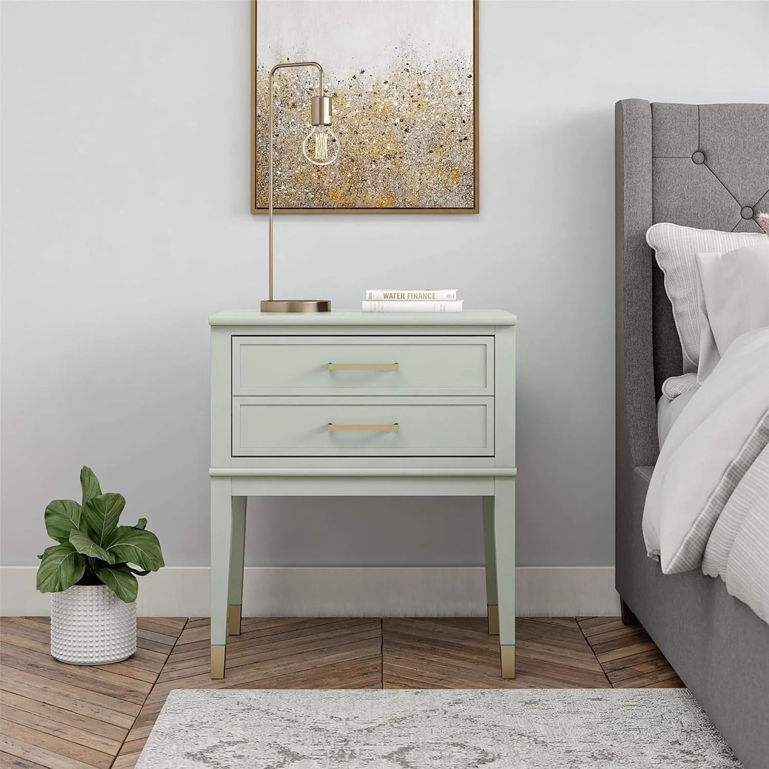 CosmoLiving by Cosmopolitan Westerleigh End Table, Pale Green
