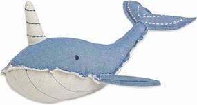 Crane Baby Toys for Boys and Girls, Comforting Plush Stuffed Animal, Narwhal
