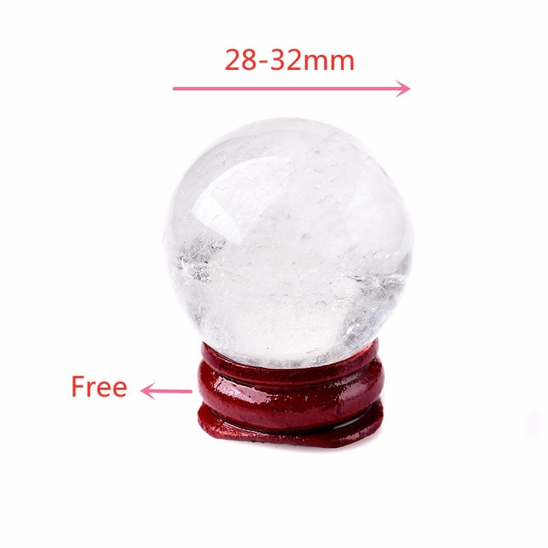 Crystal Ball Clear Quartz Energy Healing Stone