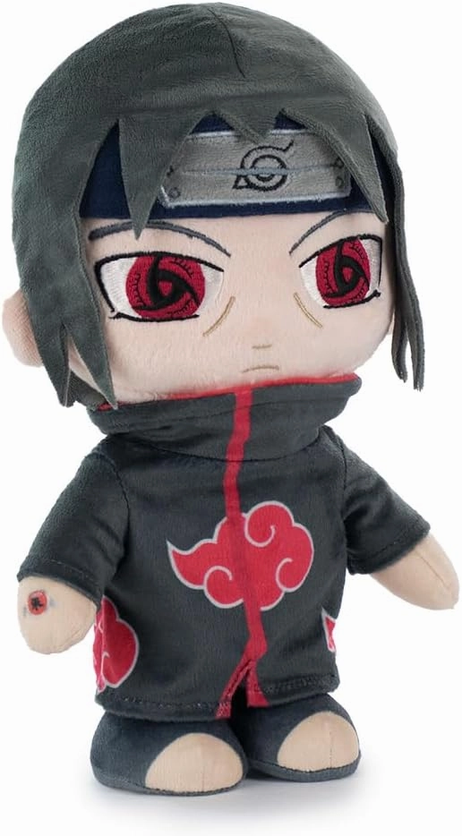 Cuddly Toy with Naruto Figures 30 cm - Naruto, Kakashi, Sasuke, Kurama, Naruto Six Path - Collector's Edition - Super Soft Quality (Itachi)