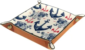 Cute Bulldog Print Stacking Jewelry Organizer Trays, Small Desk Drawer Earring and Bracelet Tray Organizer, Key Tray for Entryway Table, Decorative Ring Storage Tray