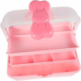 Cute Princess Jewelry Storage Box for Versatile Organizer for Hair Accessories Hair Bands Charming Bow Decoration Little