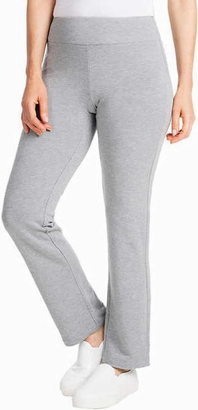 Dalia Ladies’ Pull-On Knit Pant (Heather Grey, Small)