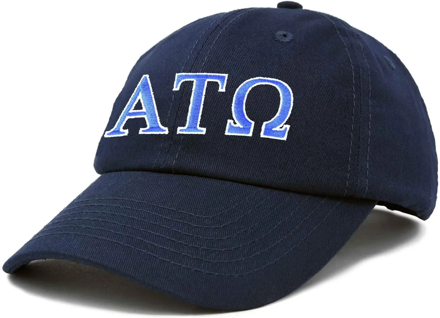 DALIX Alpha Tau Omega Fraternity Greek Letters Ball Cap Embroidered Hat