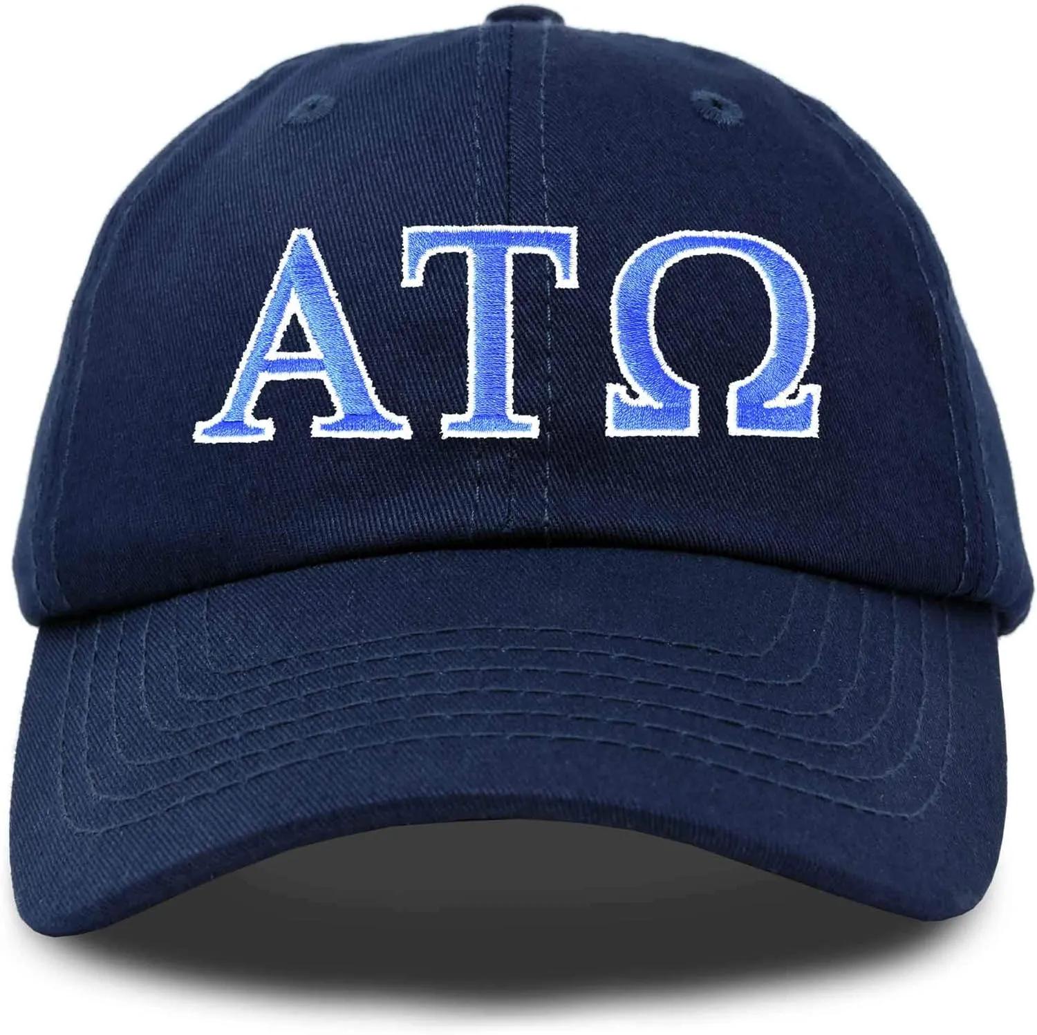 DALIX Alpha Tau Omega Fraternity Greek Letters Ball Cap Embroidered Hat