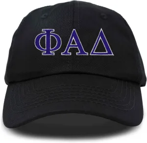 DALIX Phi Alpha Delta Greek Letters Ball Cap Embroidered Hat