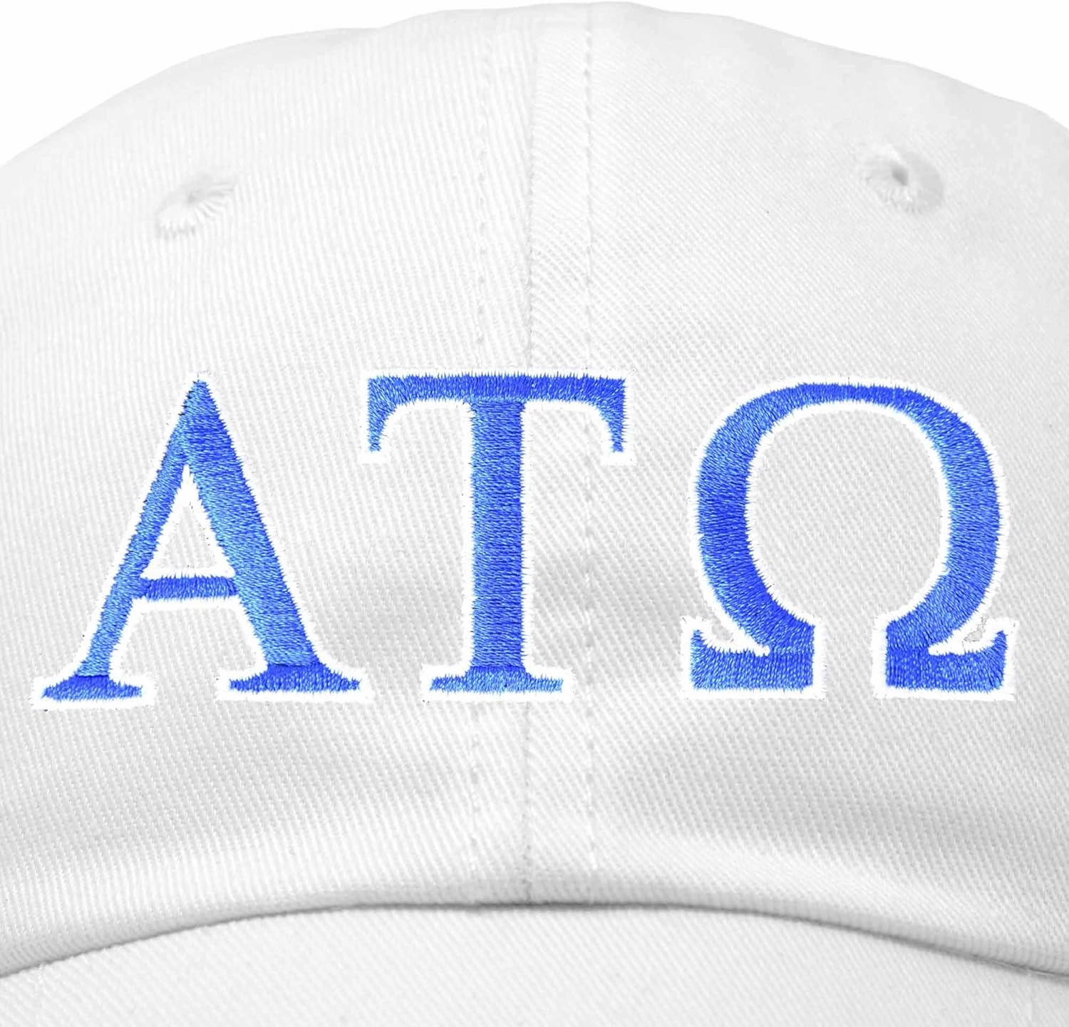 DALIX Alpha Tau Omega Fraternity Greek Letters Ball Cap Embroidered Hat
