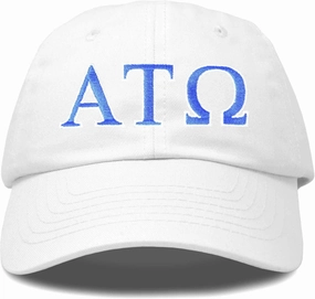 DALIX Alpha Tau Omega Fraternity Greek Letters Ball Cap Embroidered Hat