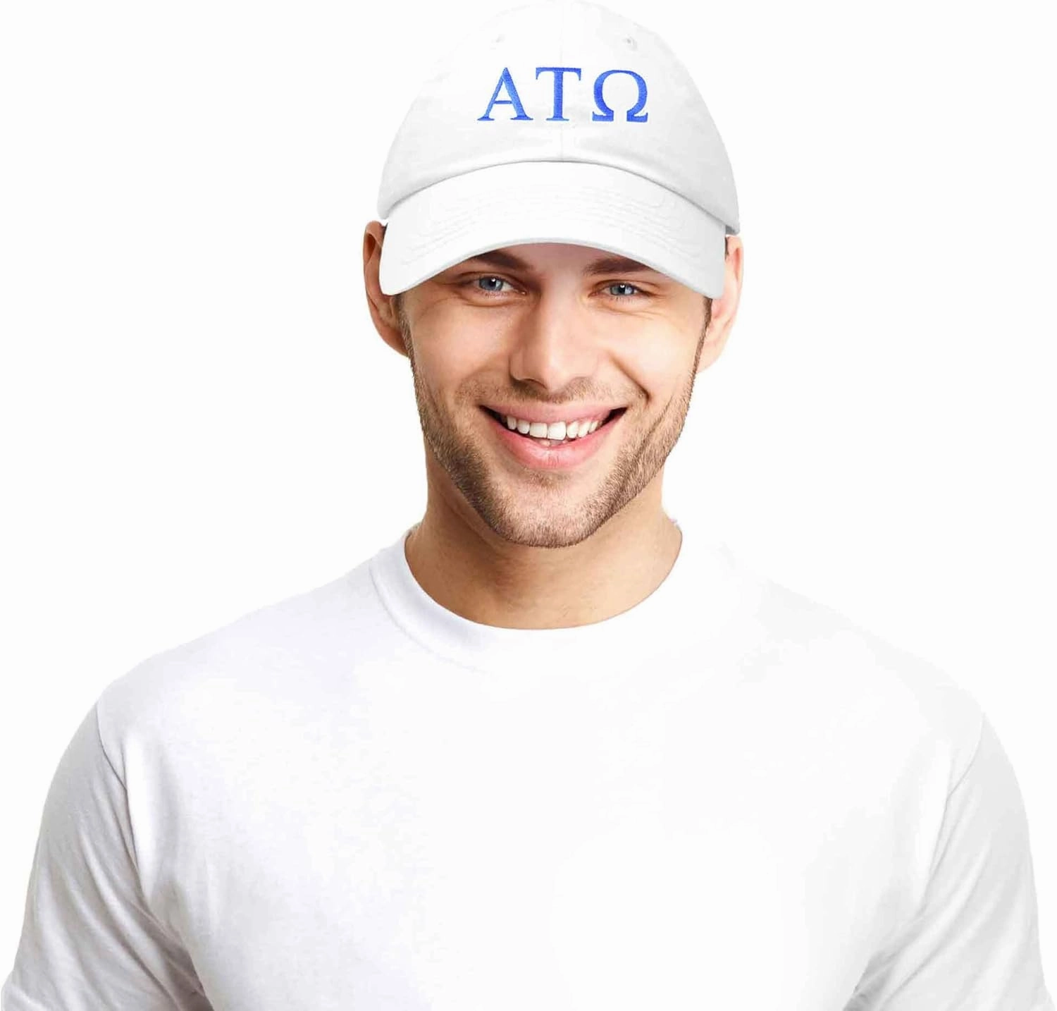 DALIX Alpha Tau Omega Fraternity Greek Letters Ball Cap Embroidered Hat