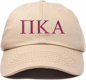 DALIX Pi Kappa Alpha Greek Letters Ball Cap Embroidered Hat