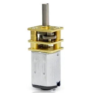 DC Gear Motor N20, 6V/12V, 30-1000RPM, Metal Mini Motor with Speed Reduction for Robot Car Models