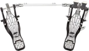 ddrum MDBP Mercury Double Bass Drum Pedal, Chrome and Black