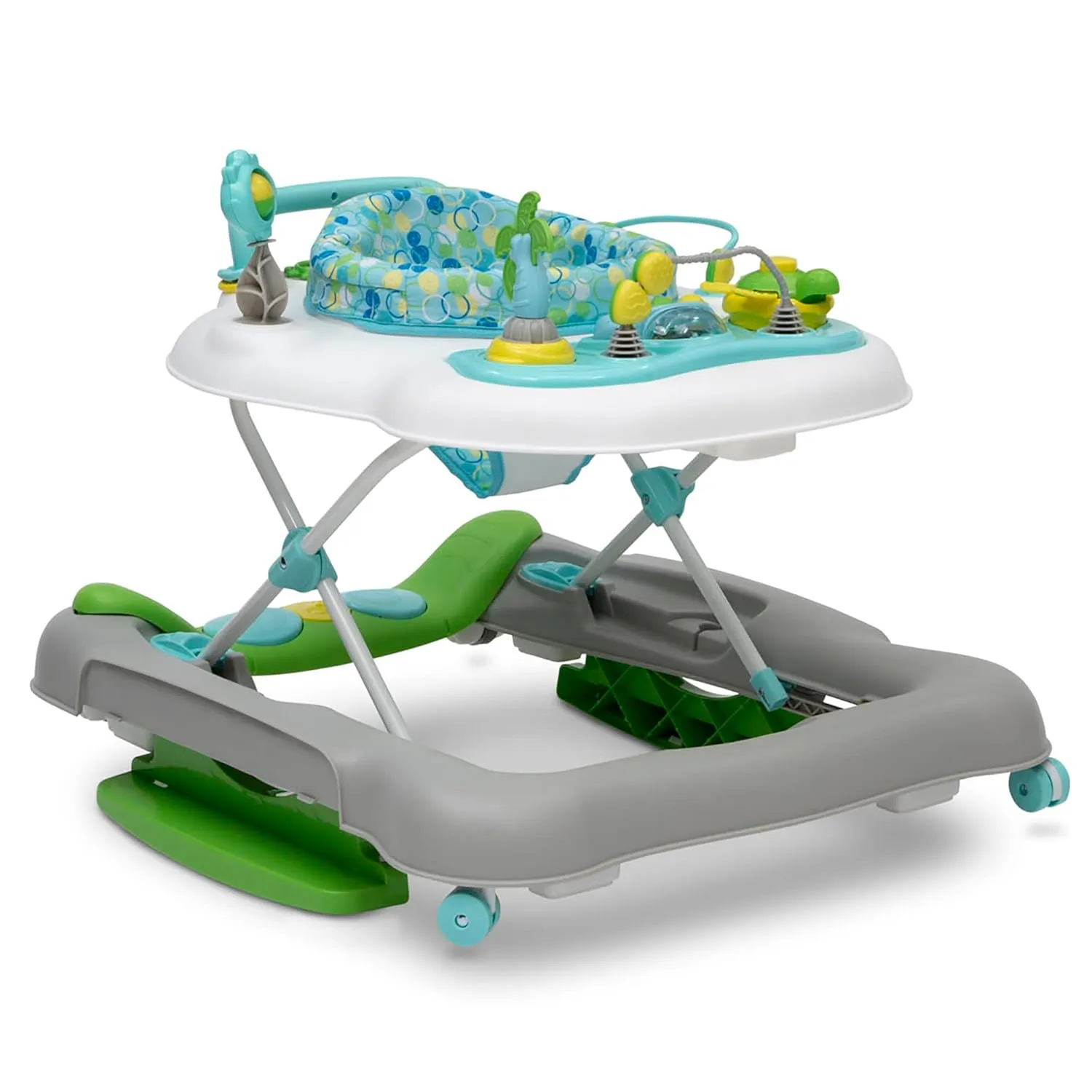 Delta Children 4-in-1 Discover & Play Musical Walker, Bubbly