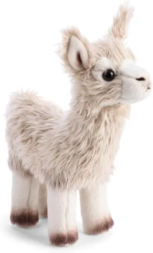 DEMDACO Llama Small Soft Grey 11 inch Polyester Fabric Plush Stuffed Animal Toy