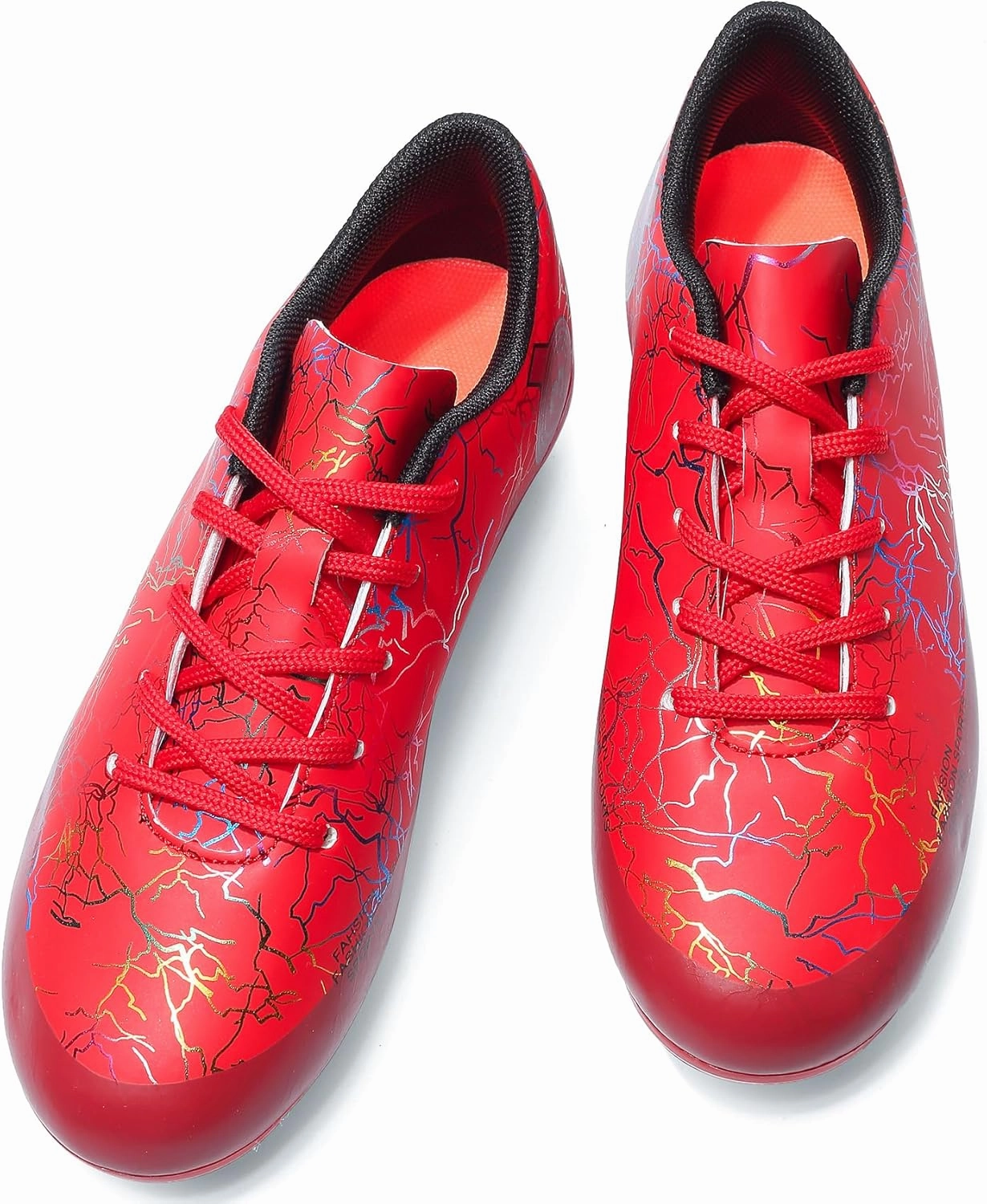 DimaiGlobal Kids Soccer Shoes Boys Girls Soccer Cleats Outdoor Training Athletic Sneakers Professional Spikes Youth Turf Football Shoes Unisex