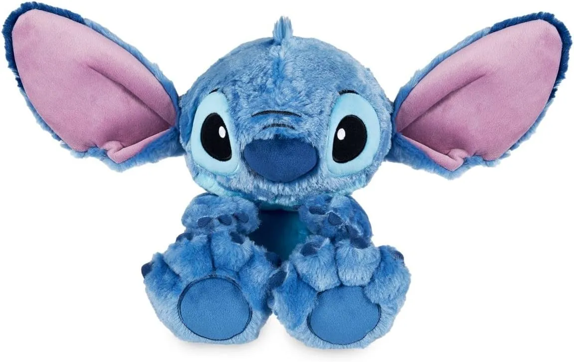 Disney Store Official Lilo & Stitch Big Feet Plush - Adorable 11-Inch Stitch Soft Toy - Collectible for Fans and Kids