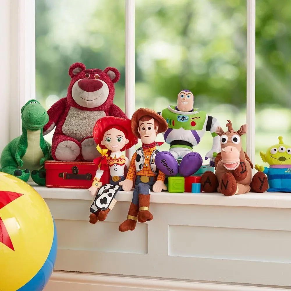 DISNEY STORE Official Toy Story Plush, Lotso, Iconic Cuddly Toy Character with Embroidered Eyes and Soft Plush Features, Suitable for All Ages