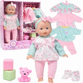 Dolls To Play Soft Body Baby Doll, 14 Inch Doll with Clothes Set and Accessories