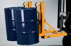Double Rim Grip Drum Grab Forklift Attachment