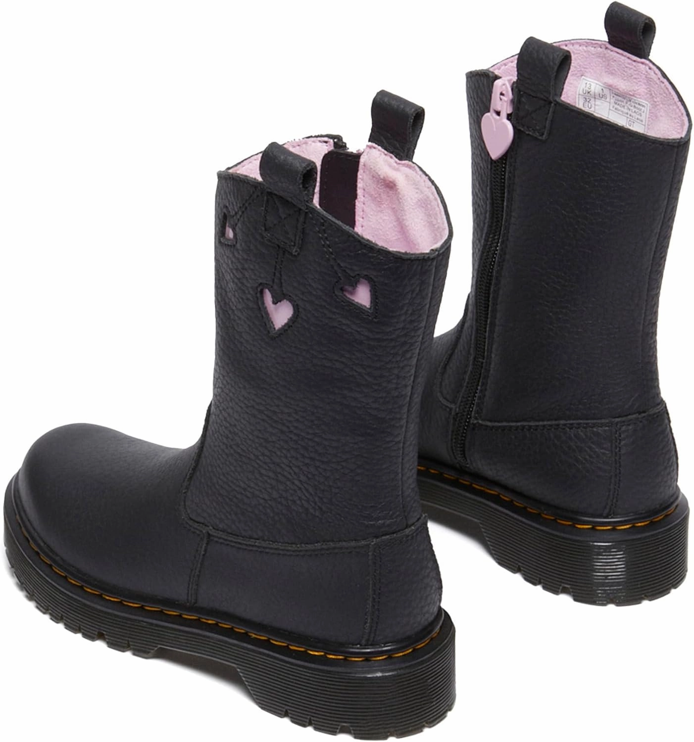 Dr. Martens Unisex-Child Bex Heart P-o Boot Junior (Little Big Kid) Fashion