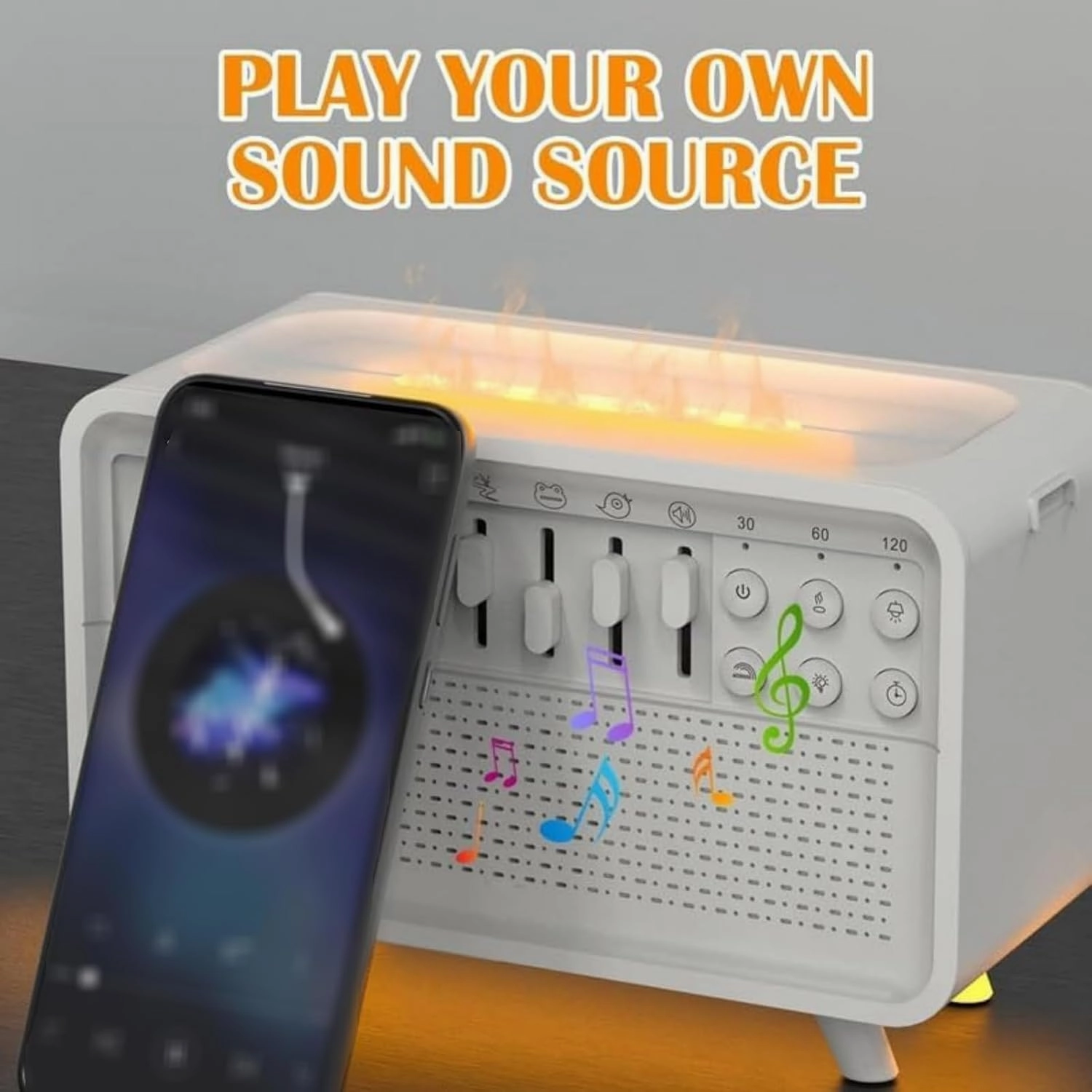 DreamMix Pro – White Noise Sound Machine with Scented Mist & Night Light, Dream Mix Pro Sound Machine, KYD's Choice Sound Machine, 8 Group Nature Sound and 200ml Water Tank Capacity (1PCS, M)