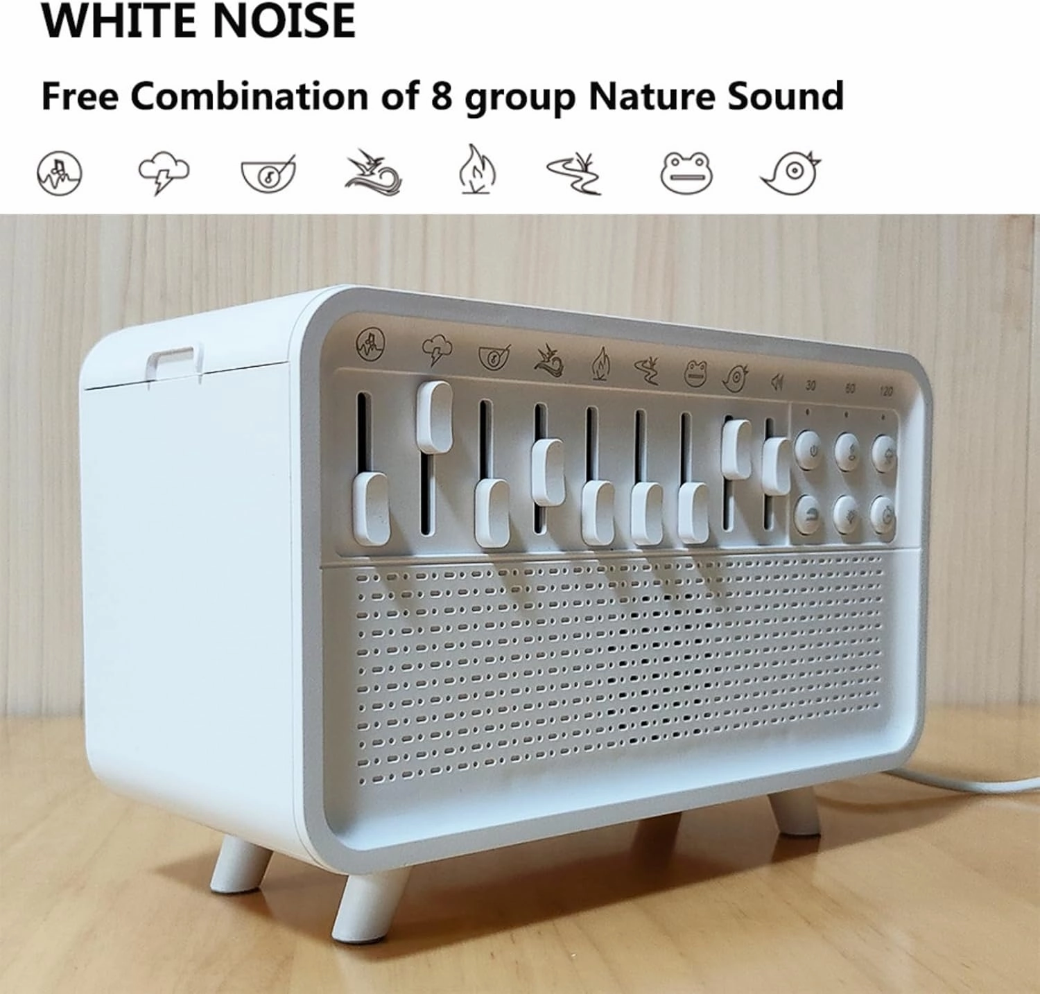 DreamMix Pro – White Noise Sound Machine with Scented Mist & Night Light, Dream Mix Pro Sound Machine, KYD's Choice Sound Machine, 8 Group Nature Sound and 200ml Water Tank Capacity (1PCS, M)